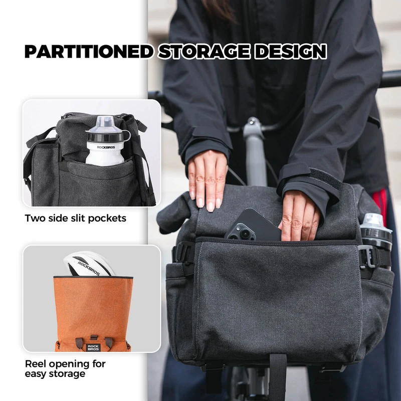 Folding Bike Handlebar Bag - 11.5L