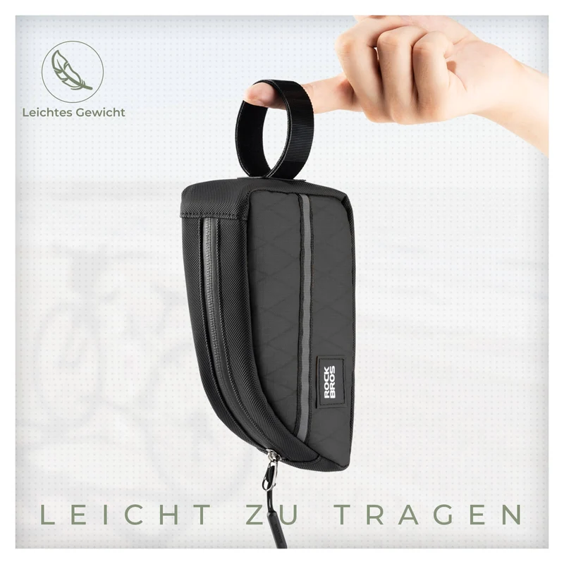 Oberrohrtasche 0,8L Leicht für Klapprad Falträder