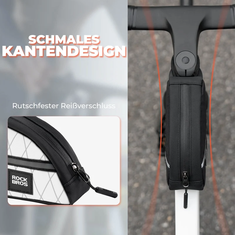 Oberrohrtasche 0,8L Leicht für Klapprad Falträder