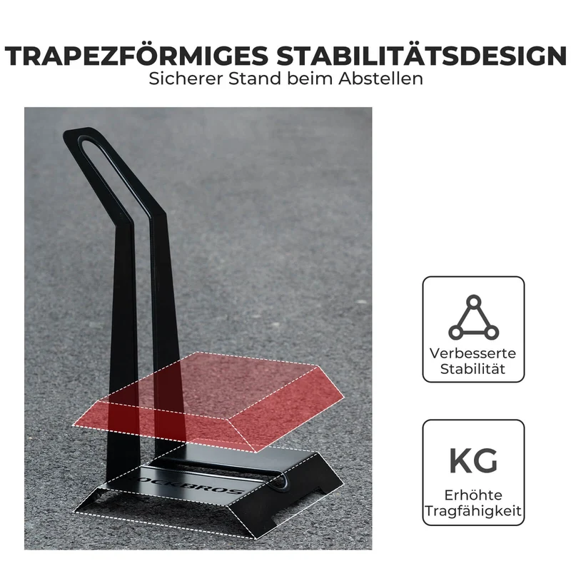 Fahrradständer für 24–27,5 Zoll MTBs und 700C Rennräder