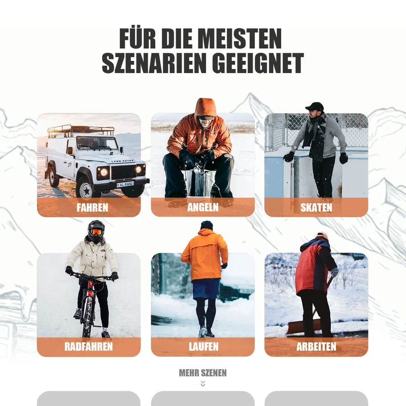 Winter Fahrradhandschuhe 터치스크린 방식