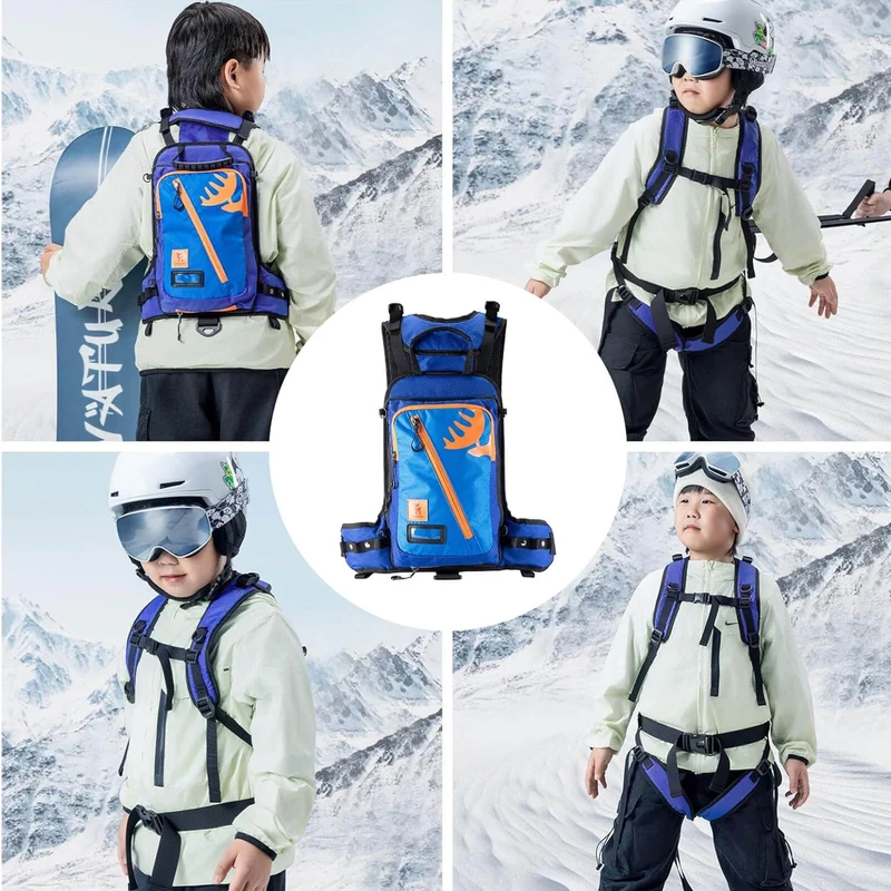 Qunature Kinder Ski-Trainingsrucksack mit Gurt