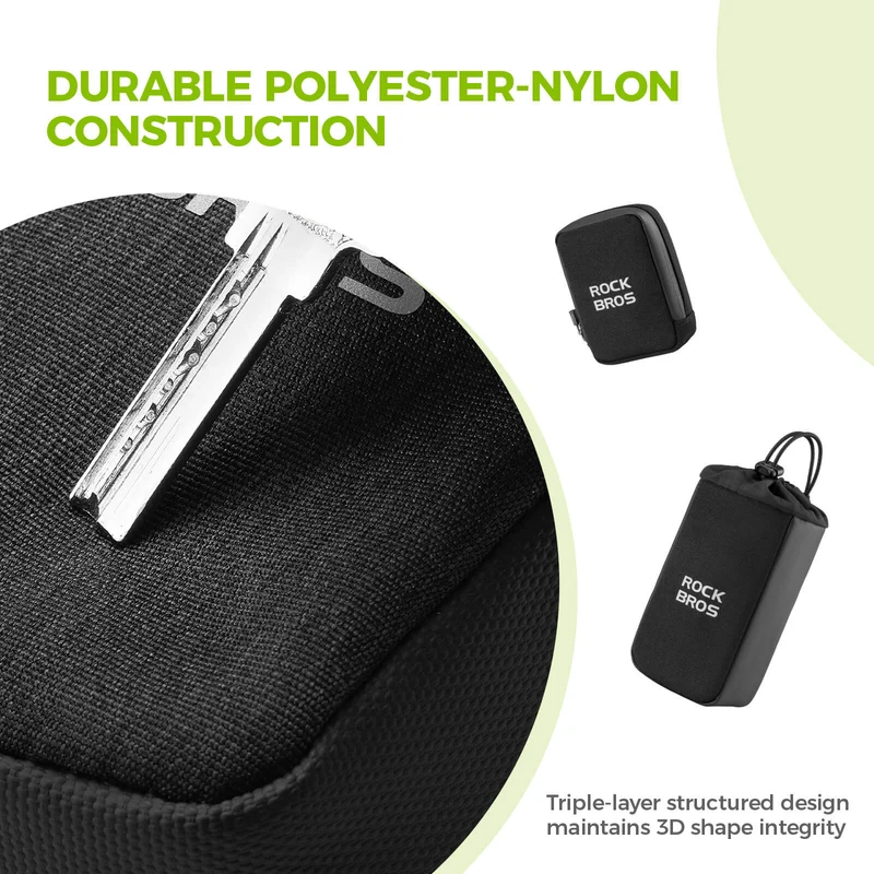 2 In 1 Bike Saddle Bag With Bottle Bag
