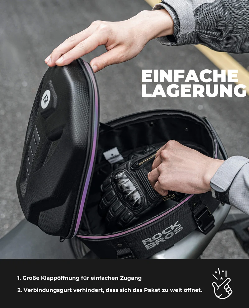 Motorrad Hecktasche Gepäcktasche 12,5L für Rücksitz