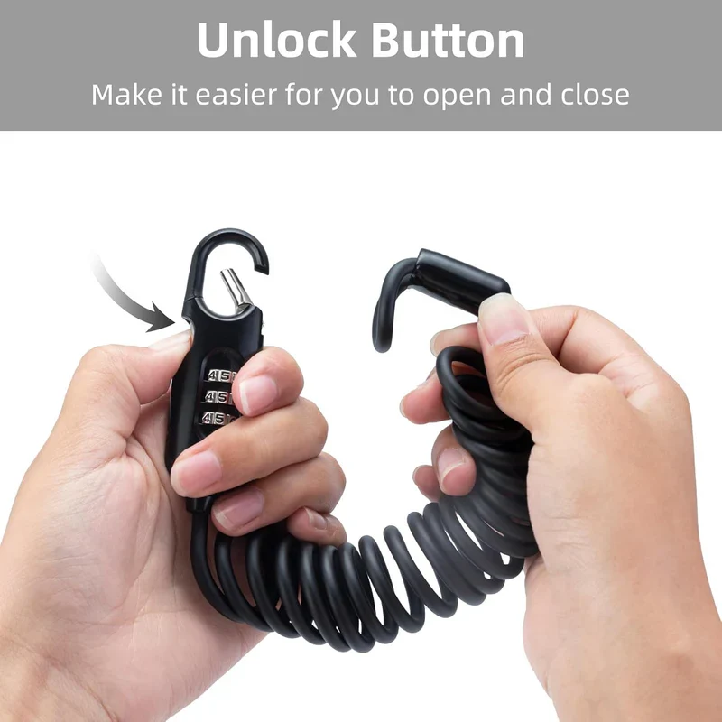 Combination Cable Bike Lock