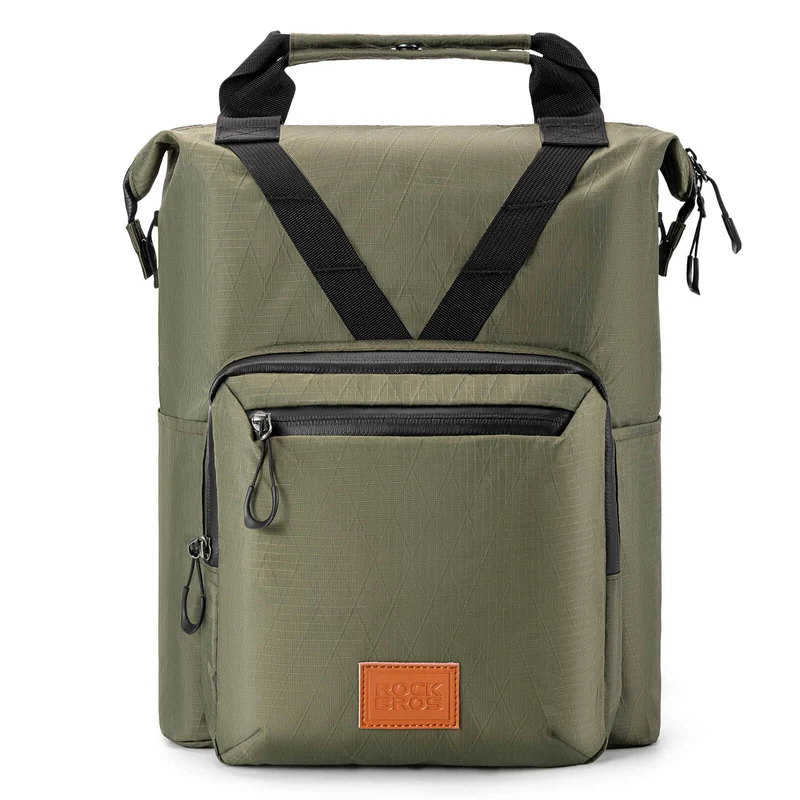 Folding Bike Handlebar Bag Backpack - 11.5L