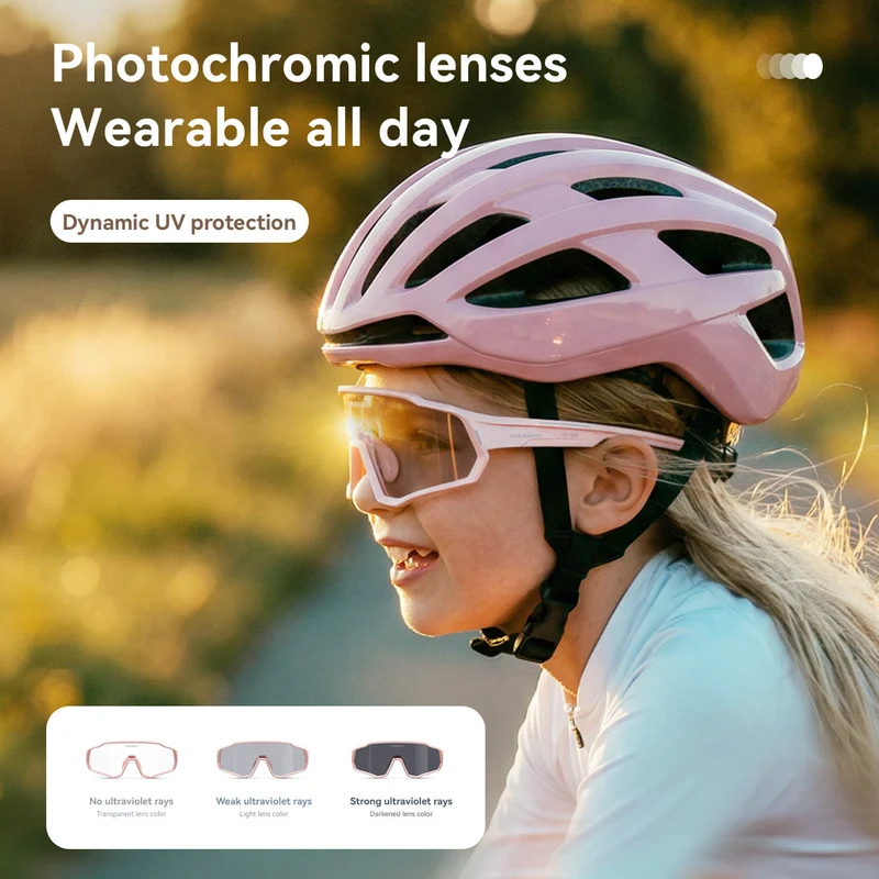 SP383 Kids Photochromic Cycling Sunglasses