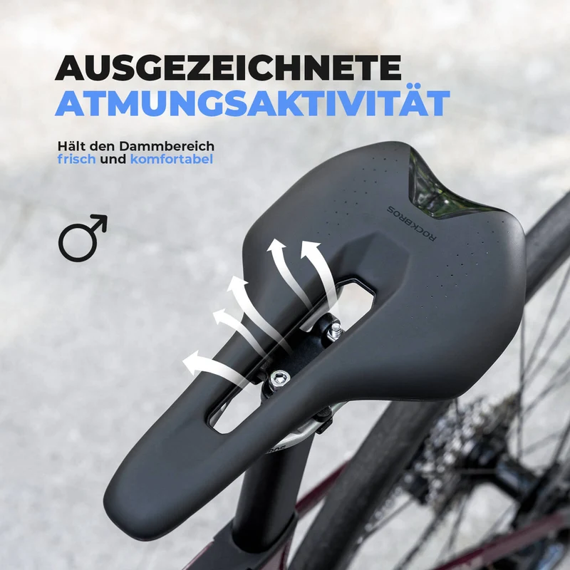 Fahrradsattel Ergonomisch Wasserdicht Atmungsaktiv Herren