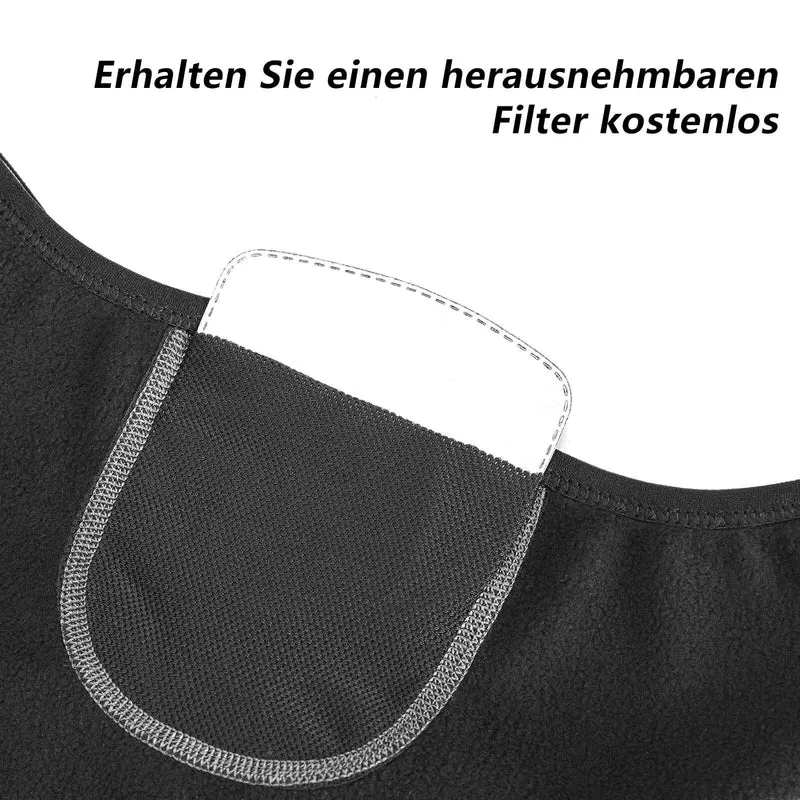 ROCKBROS Wanter Multifunkionstuch Sturmhaube Herren Warm Winddicht Grau