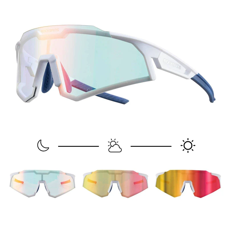 ROCKBROS Sonnenbrille Fahrradbrille Selbsttönend Outdoor UV400 슈츠