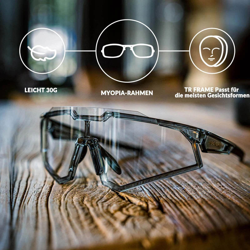 ROCKBROS Sonnenbrille Fahrradbrille Selbsttönend Outdoor UV400 슈츠