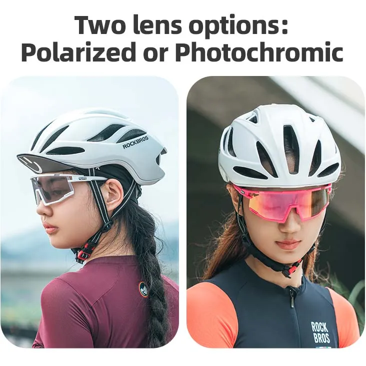 ROAD TO SKY Photochromic Cycling Sunglasses UV400