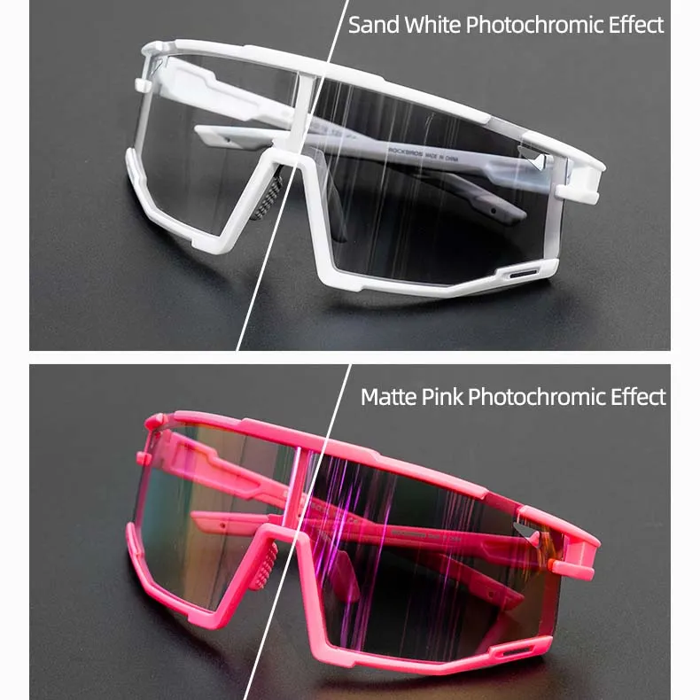 ROAD TO SKY Photochromic Cycling Sunglasses UV400