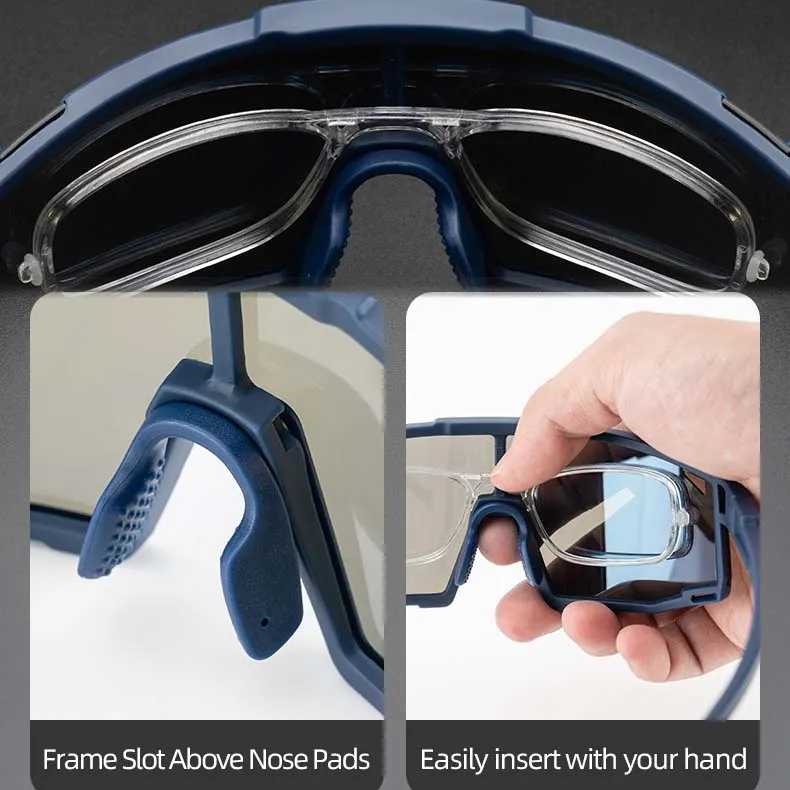 ROAD TO SKY Photochromic Cycling Sunglasses UV400