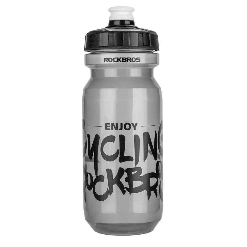 ROCKBROS Sport Trinkflasche 600ml aus PP5 mit Staubschutzhülle geliefert