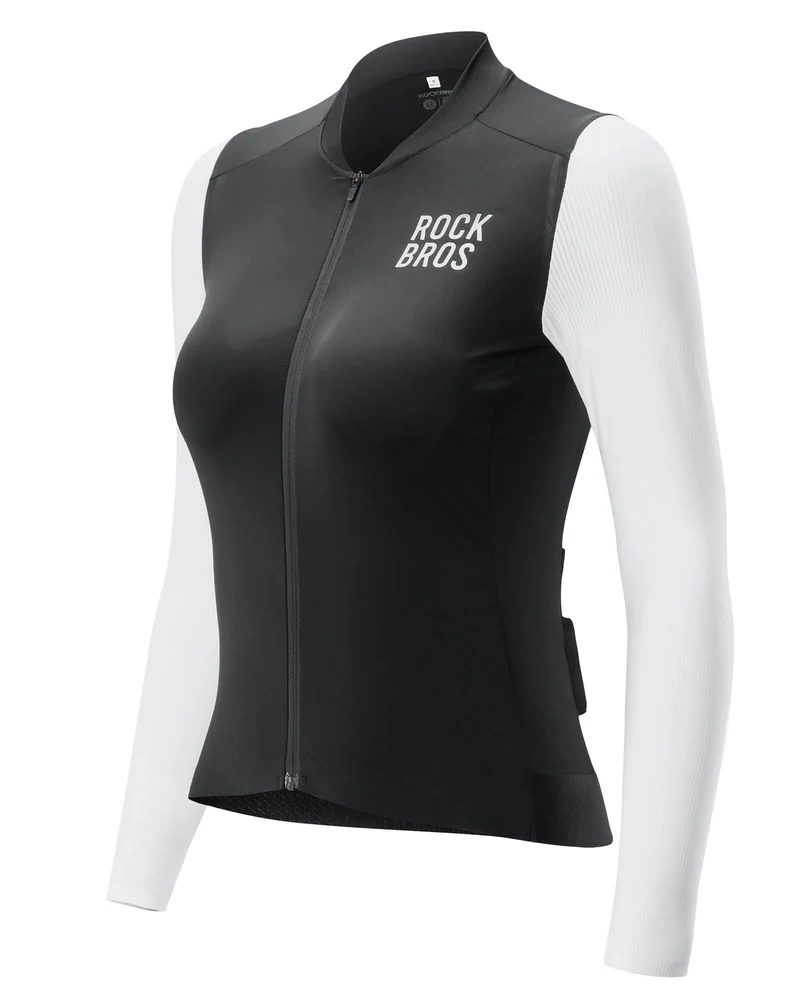 Damen Langarm-Radtrikot Fahrrad Jersey fir MTB & Rennrad