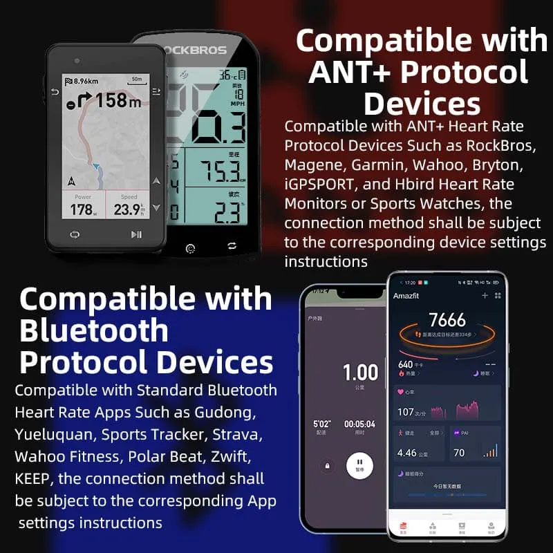 Bluetooth ANT+ Dual Mode Armband Heart Rate Monitor
