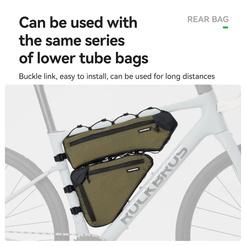 Large Capacity Bike Triangle Bag-1.5L