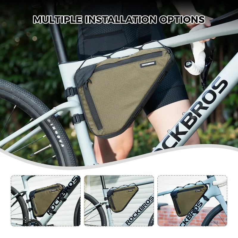 Large Capacity Bike Triangle Bag-1.5L