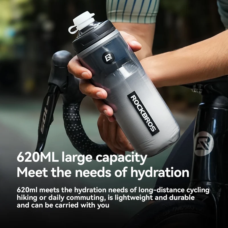 Insulated Squeeze Cycling Water Bottle-620ml