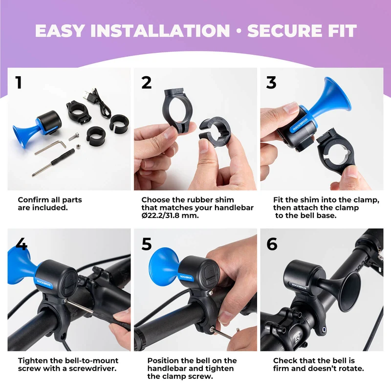 Electric Bike Horn Bell