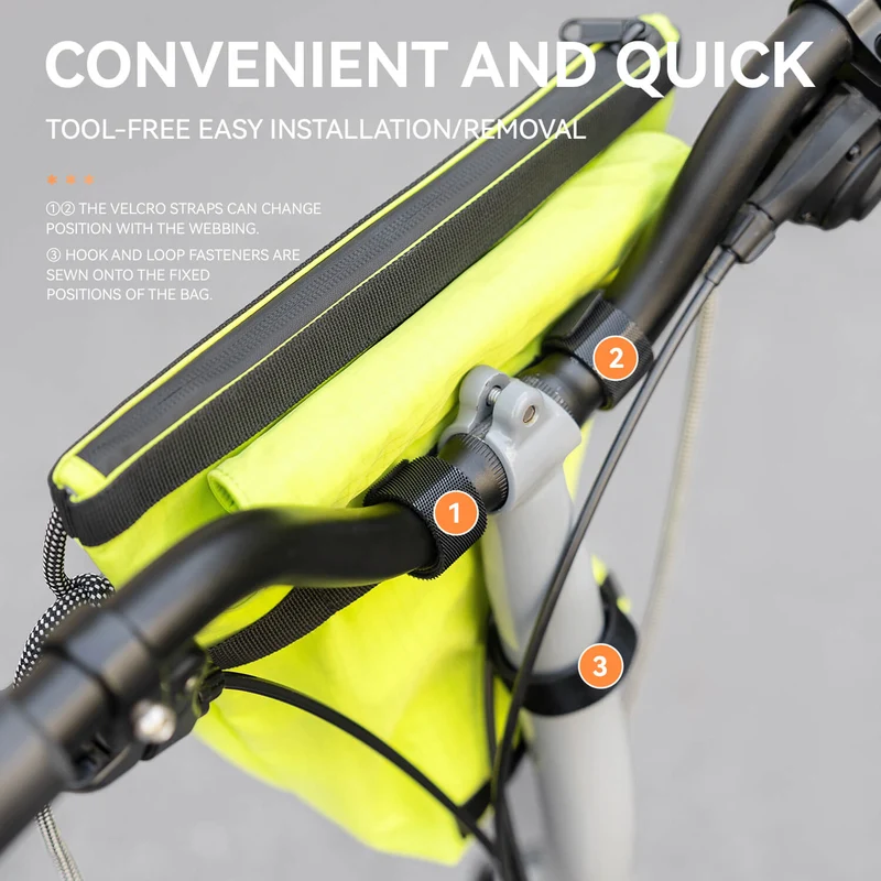 Crossbody Front Bike Bag