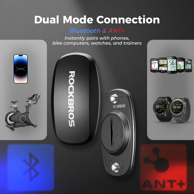 Bluetooth ANT+ Heart Rate Monitor Chest Strap