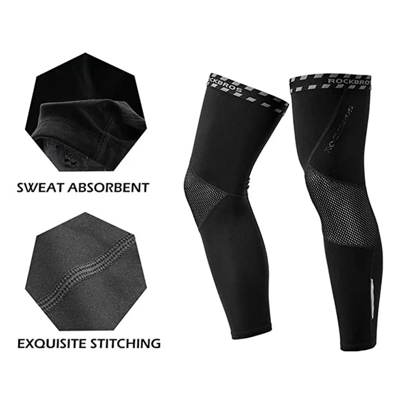 ROCKBROS Radsport Beinlinge Knieschutz 겨울 안티 Rutschen Beinwärmer