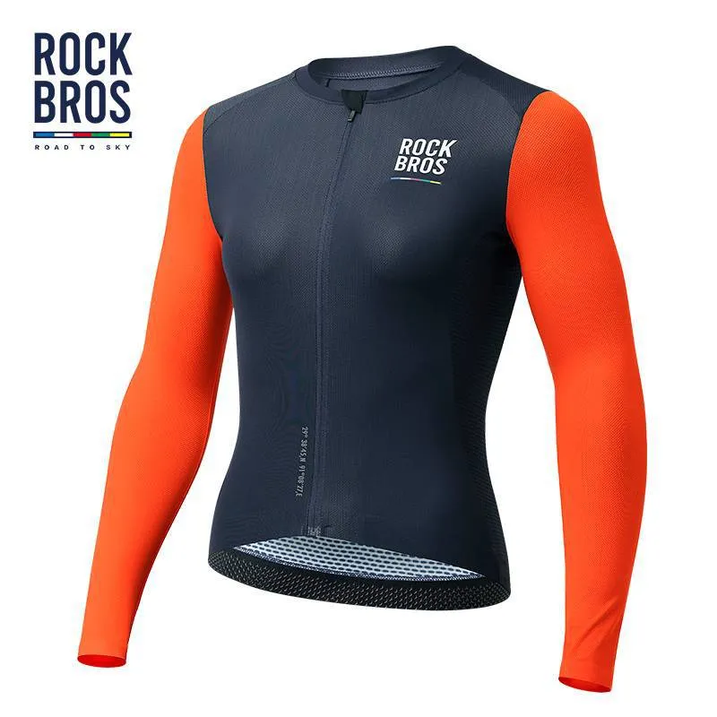ROAD TO SKY Damen Langarm-Radtrikot Fahrrad Jersey fir MTB & Rennrad