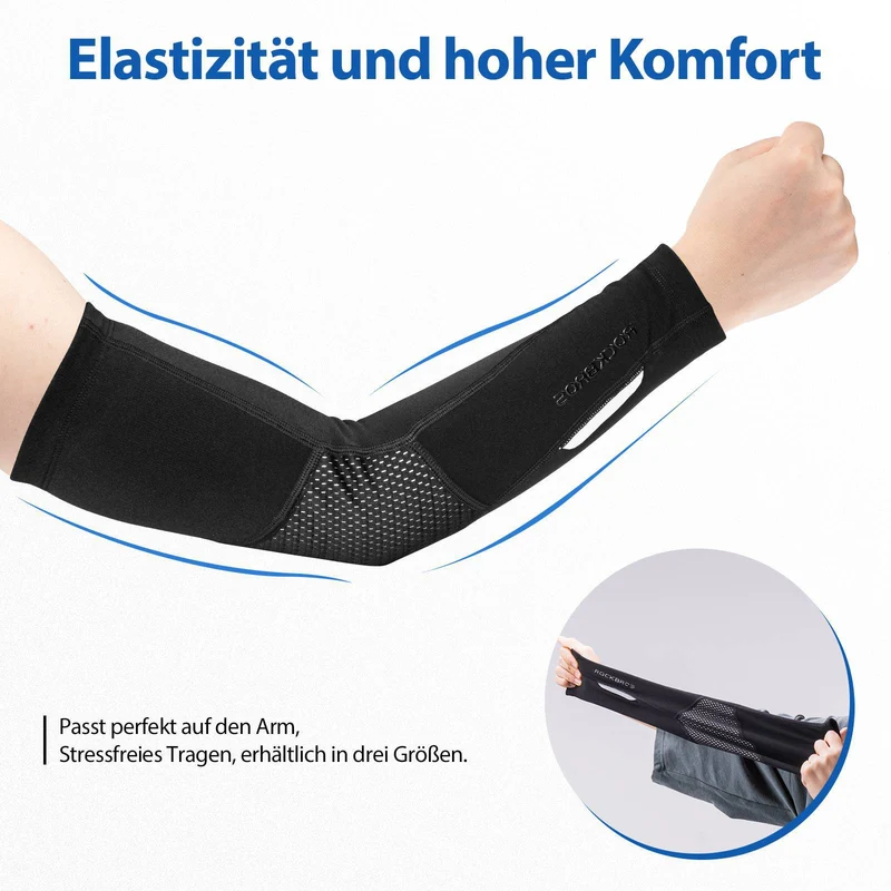 ROCKBROS Radsport Armlinge 겨울 안티 Rutschen 팔 슬리브