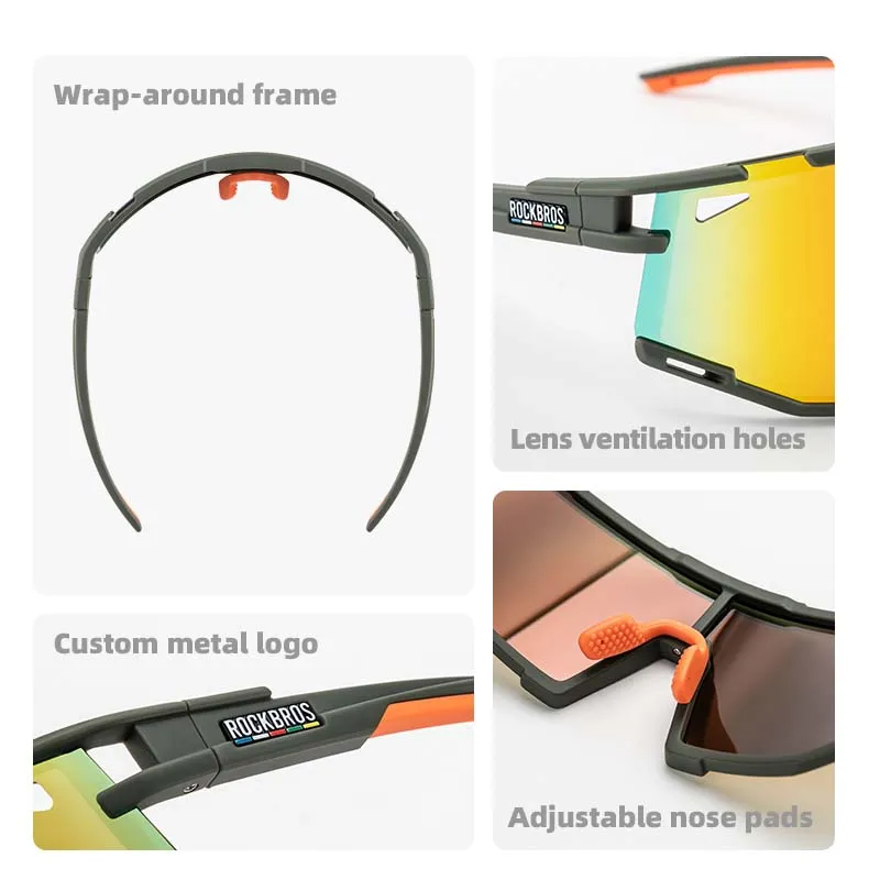 ROAD TO SKY HD Polarized Cycling Sunglasses