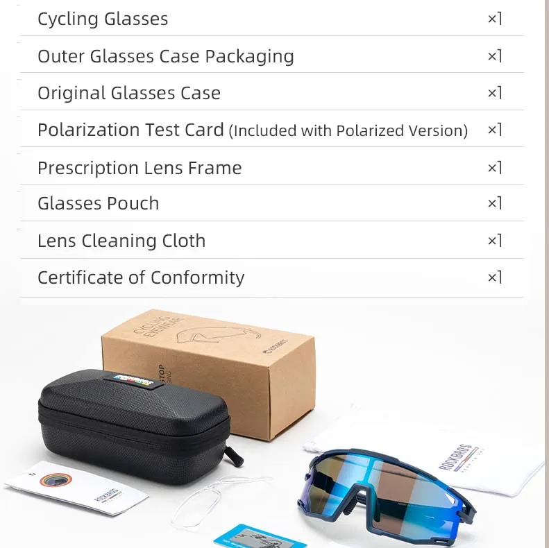 ROAD TO SKY HD Polarized Cycling Sunglasses