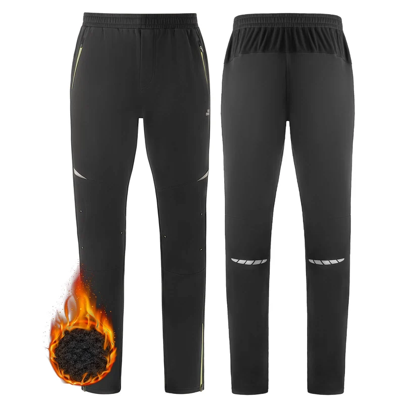 ROCKBROS Herren Fahrradhose Winddicht 및 따뜻한 겨울 야외 스포츠용