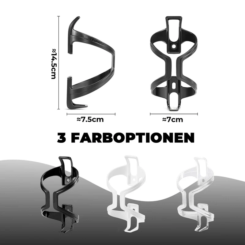 ROCKBROS Flaschenhalter Fahrrad 2er Pack