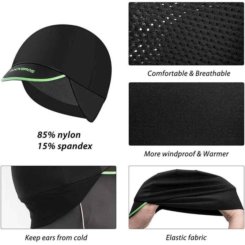 ROCKBROS 겨울 Fahrrad Sturmhaube Balaclava Warme Sport Unterhelm Gesichtshaube