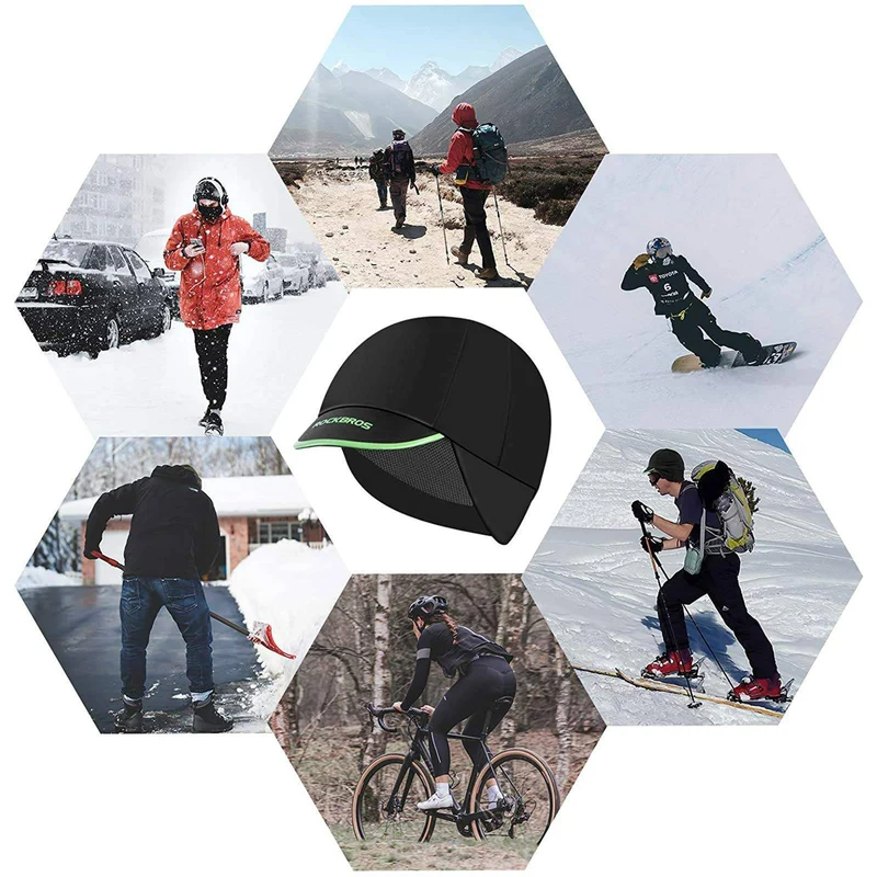 ROCKBROS 겨울 Fahrrad Sturmhaube Balaclava Warme Sport Unterhelm Gesichtshaube