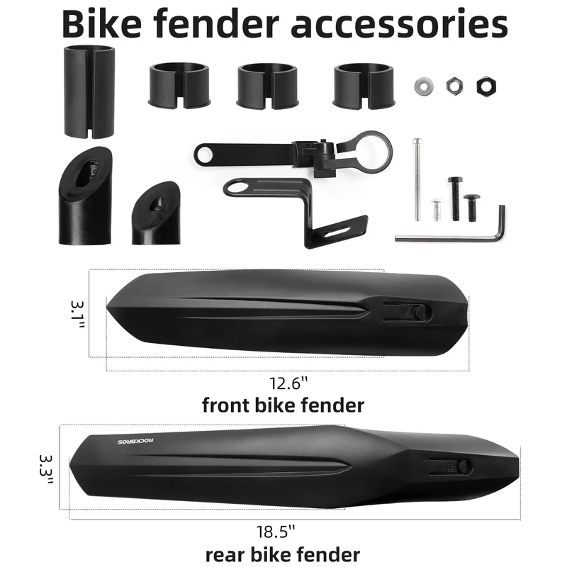 ROCKBROS Fahrrad Schutzblech 세트 산악자전거 Universal Spritzschutz