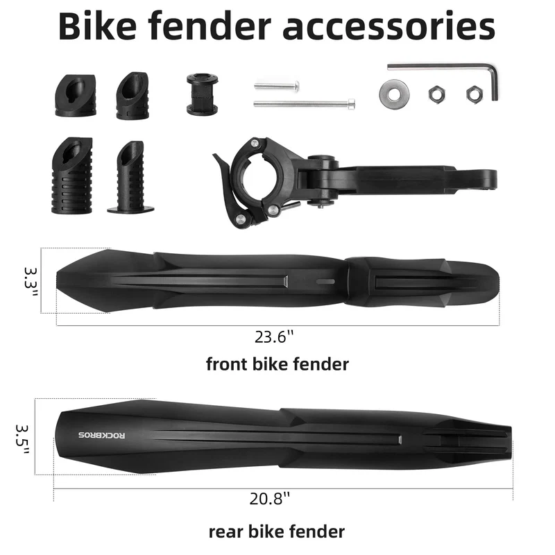 ROCKBROS Fahrrad Schutzblech 세트 산악자전거 Universal Spritzschutz