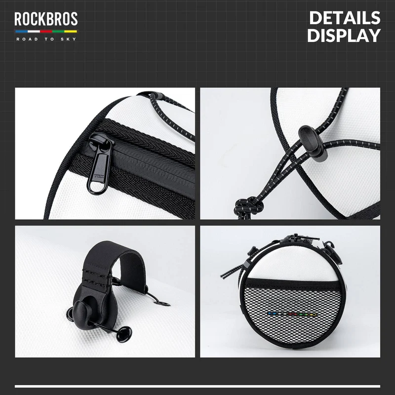 ROAD TO SKY Wasserdichte Reflektierende Zylindrische Lenkertasche