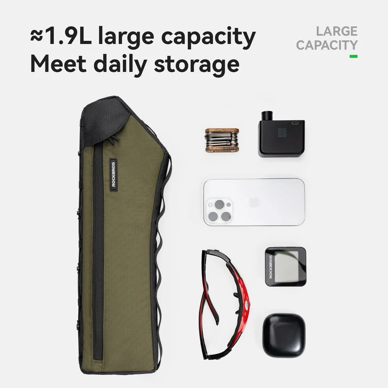 Large Capacity Bike Triangle Bag - 1.9L