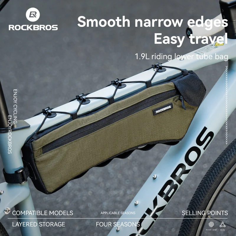 Large Capacity Bike Triangle Bag - 1.9L