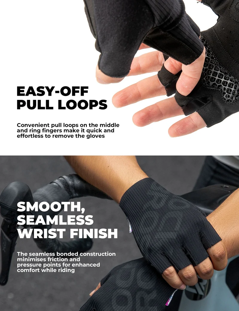 S405 3D Printed Palm Pad Cycling Gloves
