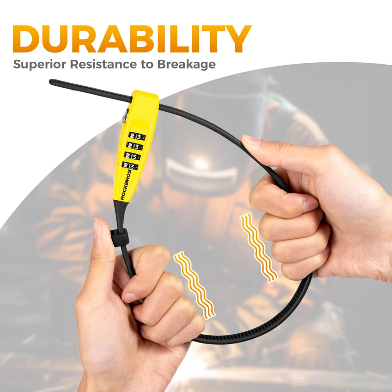 Portable Combination Cable Lock - 52cm