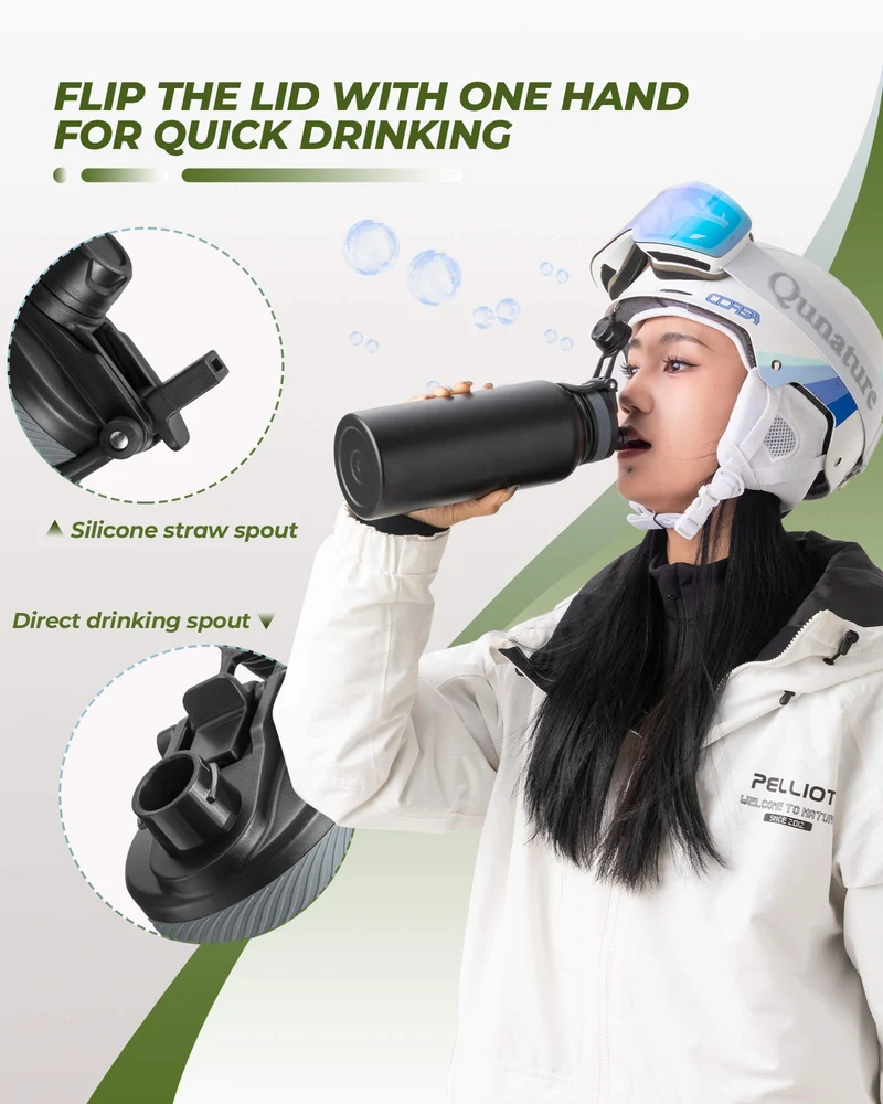 Stainless Steel Water Bottle – Large Capacity