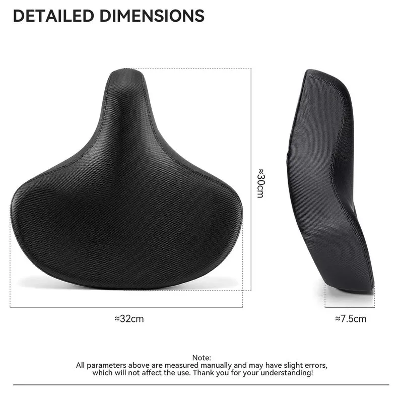Extra Wide Comfort Bike Seat