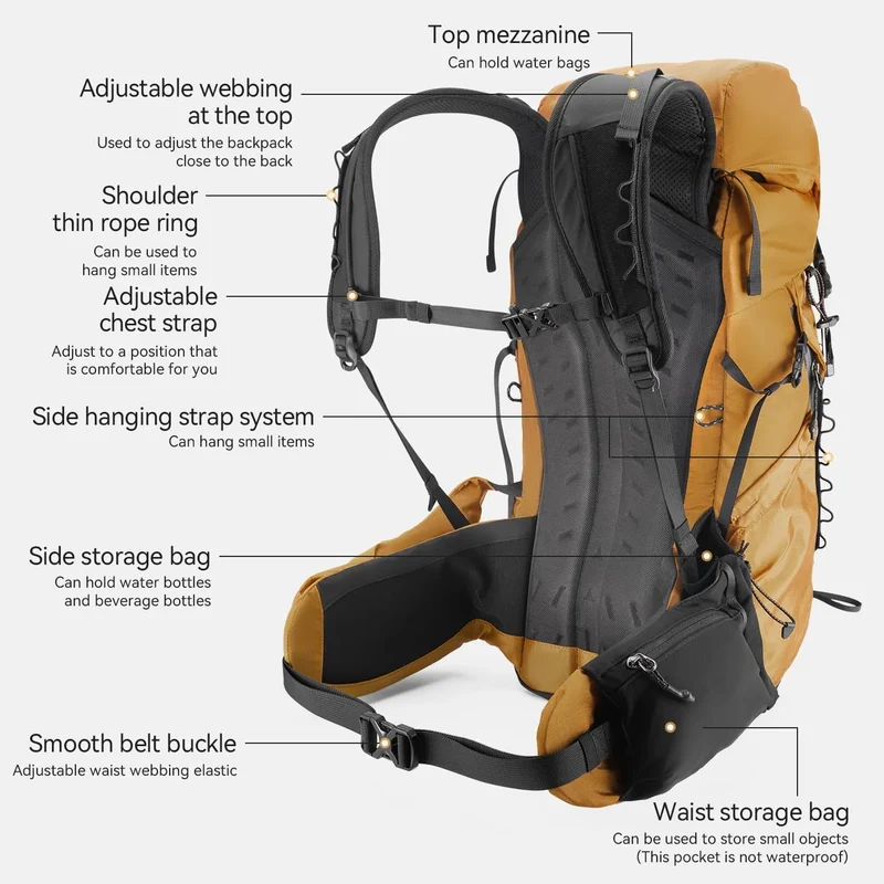 Outdoor Lightweight Hiking Backpack-25L