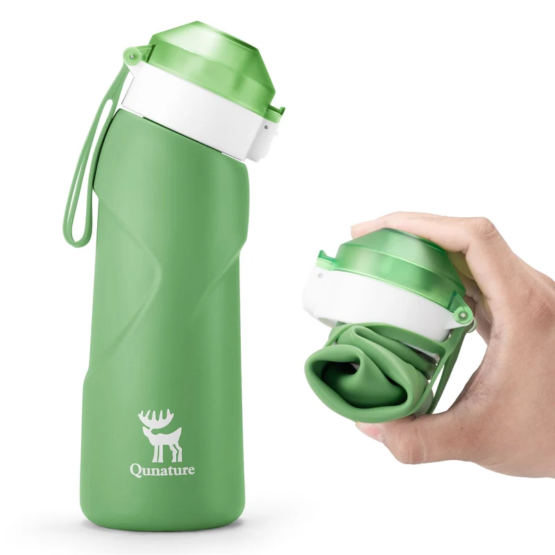 Collapsible Silicone Water Bottle
