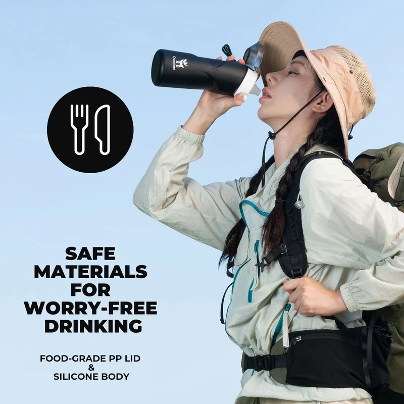 Collapsible Silicone Water Bottle