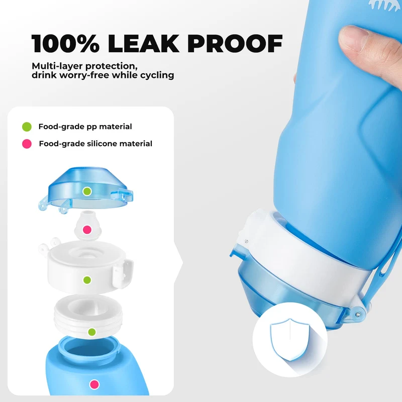 Collapsible Silicone Water Bottle