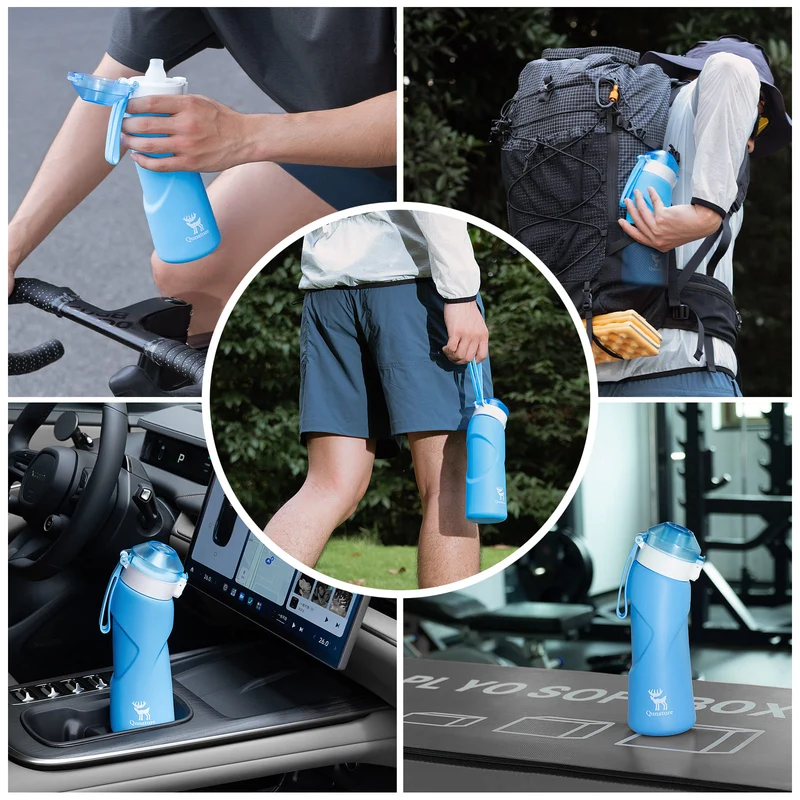 Collapsible Silicone Water Bottle